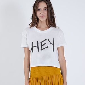 Shop Koch “Cropped Hey Shirt”